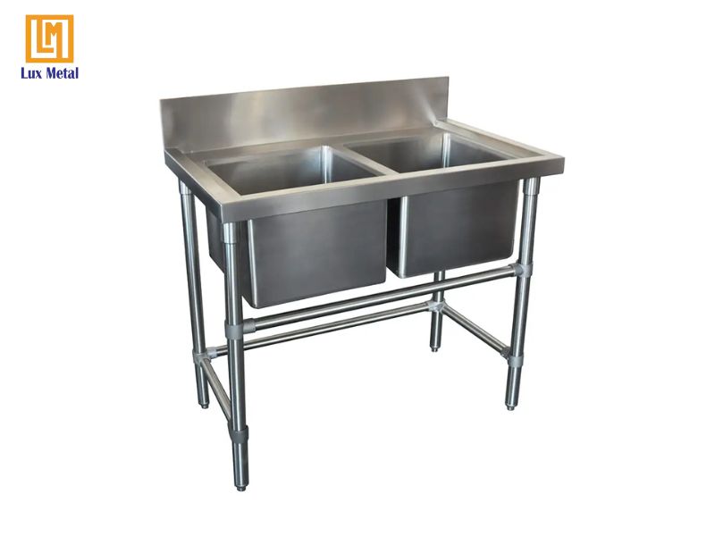 Dịch vụ gia công bào chấn, đột dập inox theo yêu cầu tại TPHCM Gia công chấn gấp bồn rửa inox với độ chính xác cao