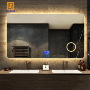 GƯƠNG LED HẮT HẬU ĐỒNG HỒ CẢM ỨNG GƯƠNG BỈ