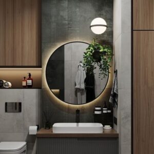 Trang chủ GƯƠNG TRÒN VIỀN HỢP KIM CẢM ỨNG ĐÈN LED