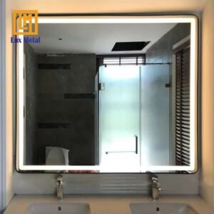 Trang chủ GƯƠNG LED NHÀ TẮM VIỀN NHÔM TĨNH ĐIỆN ĐEN