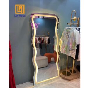Trang chủ GƯƠNG SOI TOÀN THÂN VIỀN SÓNG CÓ LED 600X1600