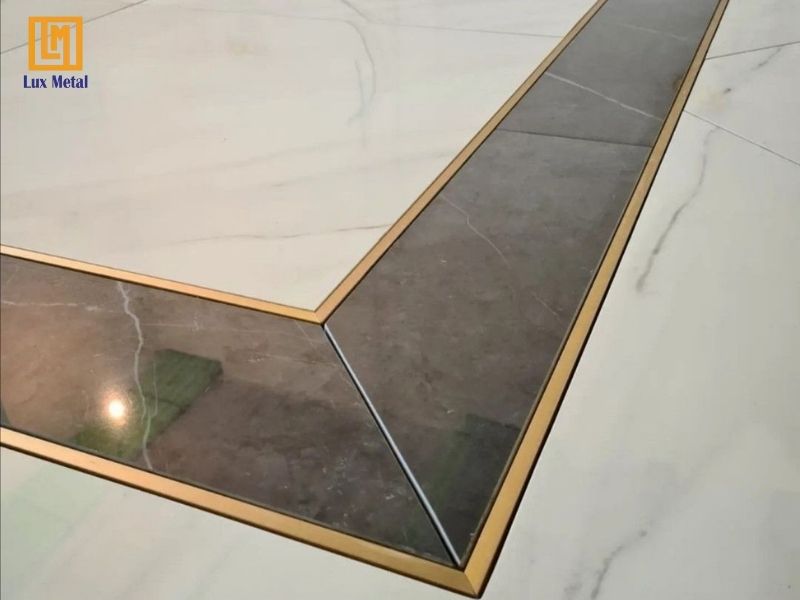Nẹp Inox bảo vệ góc cạnh và tạo điểm nhấn trang trí