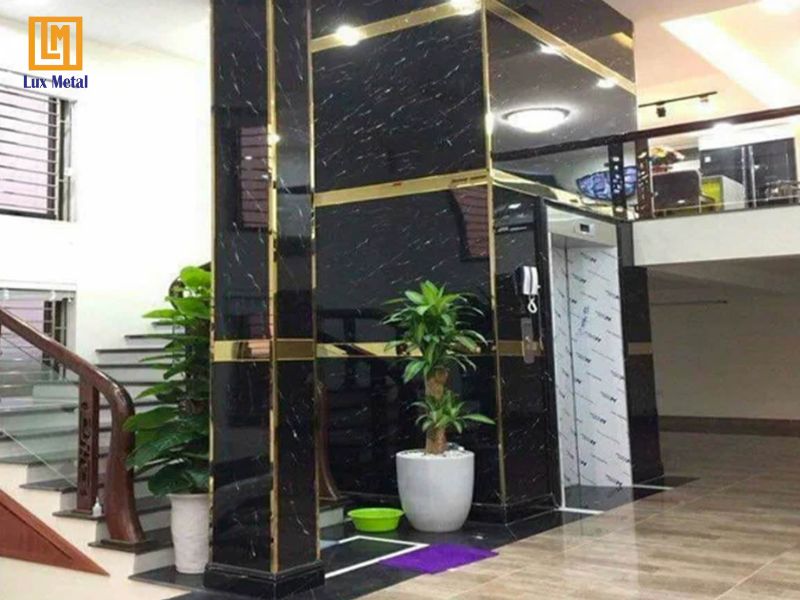 Nẹp inox chữ L bảo vệ góc cạnh cột dầm trong công trình