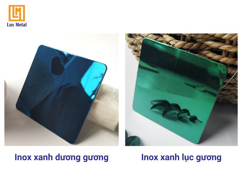 Tấm inox xanh gương thể hiện phong cách cá tính trong thiết kế nội thất