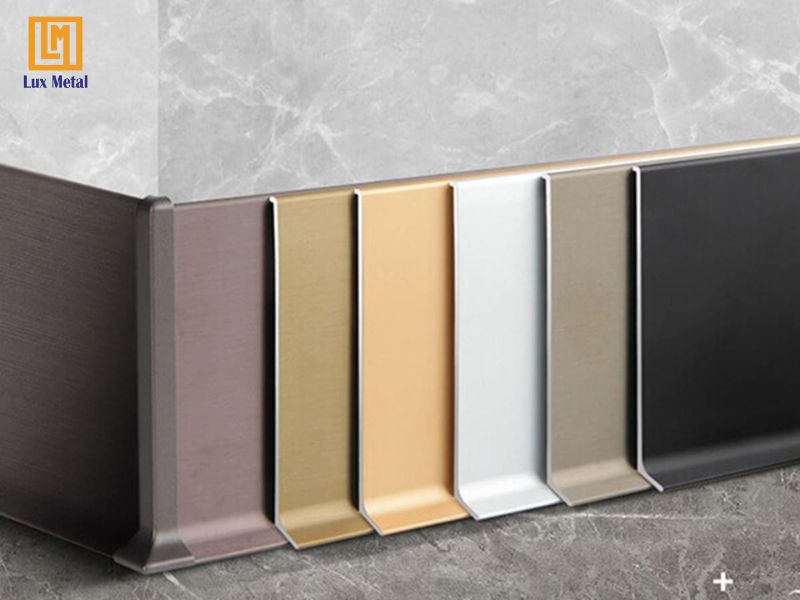 Nẹp inox chân tường mẫu 3