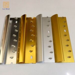 Nẹp inox chặn thảm bo tròn cao cấp