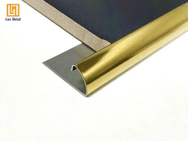 Nẹp inox góc tròn cơ bản