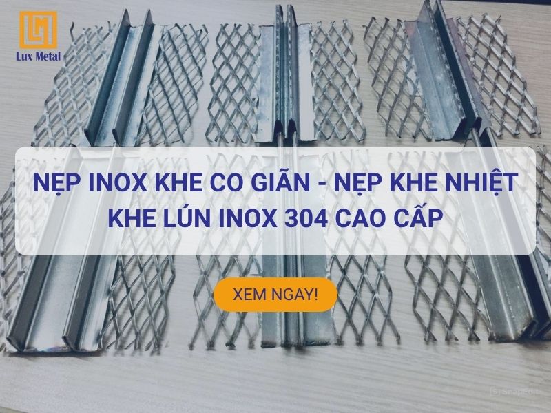 Nẹp inox khe lún khe nhiệt