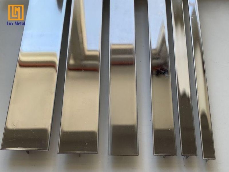 Nẹp T inox 304 với đa dạng kích thước