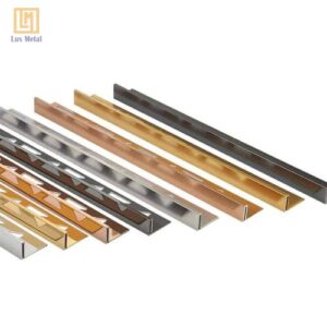 Nẹp chữ V inox kết thúc sàn hiện đại