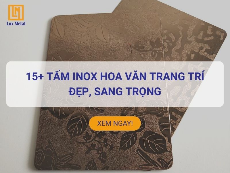 Tấm inox hoa văn cao cấp