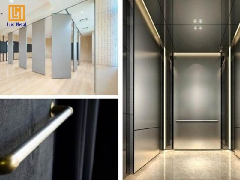 Inox xước rối được ứng dụng đa dạng trong nhiều lĩnh vực
