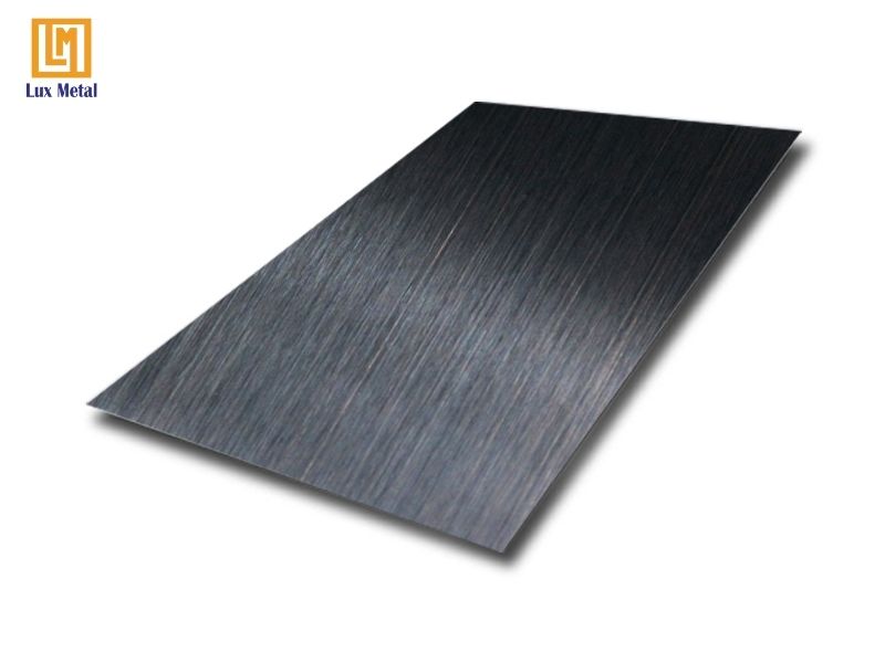 Dịch vụ gia công đánh xước inox chuyên nghiệp tại TPHCM Inox xước đen huyền bí ứng dụng cho không gian hiện đại