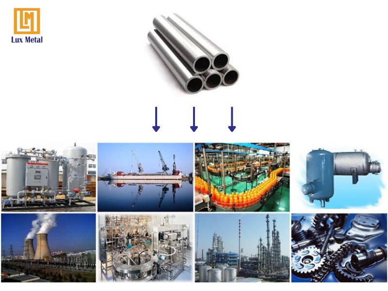 Ống Inox Công Nghiệp Ống inox ứng dụng rộng rãi trong nhiều lĩnh vực