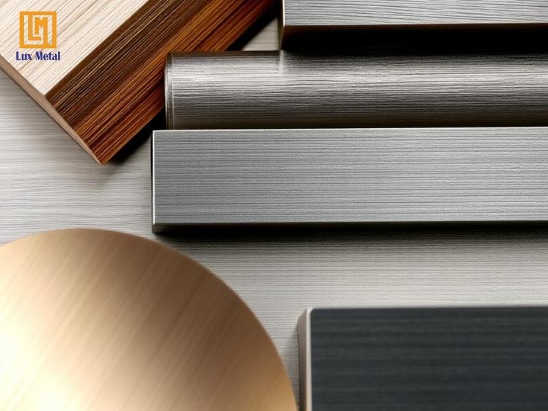 Dịch vụ gia công đánh xước inox chuyên nghiệp tại TPHCM Quá trình đánh xước inox tạo đường vân hairline mịn đều trên bề mặt inox