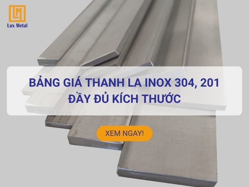 Thanh la inox cao cấp chính hãng