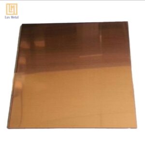 Trang chủ Tấm inox gương đồng 304 độ bền cao, được ứng dụng rộng rãi trong nhiều lĩnh vực