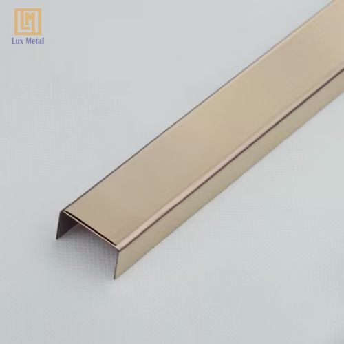 Nẹp inox chữ U 10mm làm từ inox 304m, kích thước 10mm nhỏ gọn