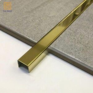 Trang chủ Nẹp inox chữ U 15mm inox 304 cao cấp với thiết kế chữ U rộng 15mm