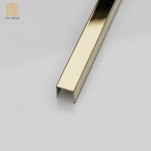 Trang chủ Nẹp inox chữ U 5mm cao cấp với kích thước chuẩn đảm bảo độ khít chặt