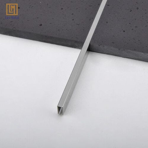 Nẹp Inox Chữ U 5mm Nẹp inox chữ U 5mm che khe hở hiệu quả