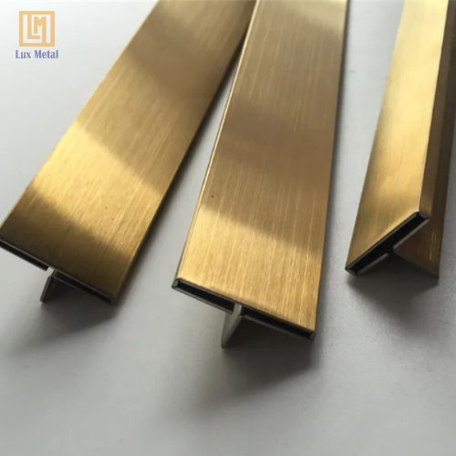 Nẹp Inox Chữ T 10mm Nẹp inox T10 bền bỉ, bề mặt sáng bóng thẩm mỹ dễ vệ sinh