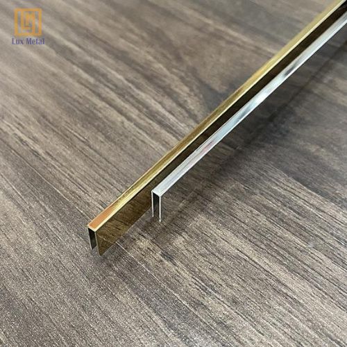 Nẹp Inox U3 mm Nẹp inox U3 nhỏ gọn tiện lợi, đa dạng màu sắc