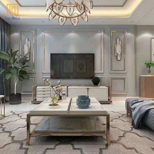 Nẹp Inox Chữ U 5mm Nẹp inox chữ U 5mm tạo chỉ trang trí trên tường và trần nhà