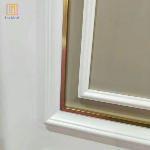 Nẹp V inox 10x10 tạo điểm nhấn trang trí nội thất