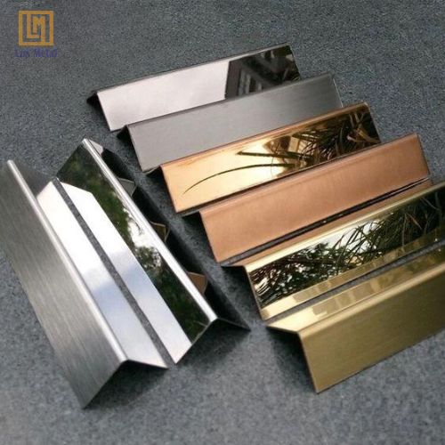 Nẹp inox V30 với bề mặt sáng bóng bền bỉ, đa dạng màu sắc lựa chọn