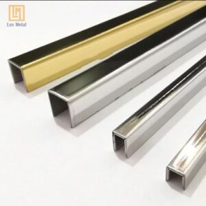 Trang chủ Nẹp kính chữ U bền bỉ, bề mặt sáng bóng và đa dạng màu sắc