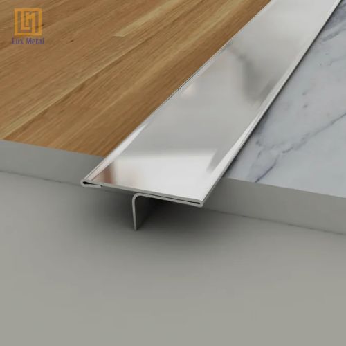 Nẹp Inox Chữ T 15mm Nẹp inox T15 che khe nối giữa hai vật liệu sàn khác nhau