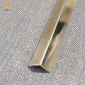 Nẹp V inox 10x10 cao cấp chất liệu inox 304 bền đẹp