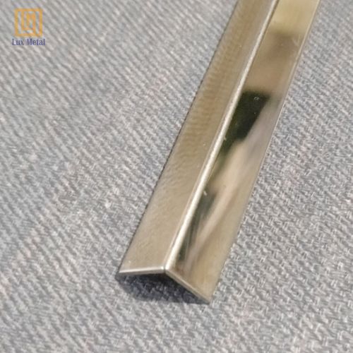 Nẹp V inox 10x10 cao cấp chất liệu inox 304 bền đẹp