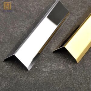 Nẹp V inox 30x30 cao cấp với thiết kế chữ V dùng để ốp góc cạnh hiệu quả