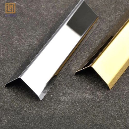 Nẹp V inox 30x30 cao cấp với thiết kế chữ V dùng để ốp góc cạnh hiệu quả