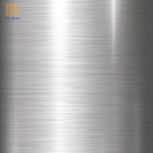 Tấm Inox Bạc Xước Tấm inox bạc xước với các đường xước đồng đều và màu trắng bạc sang trọng