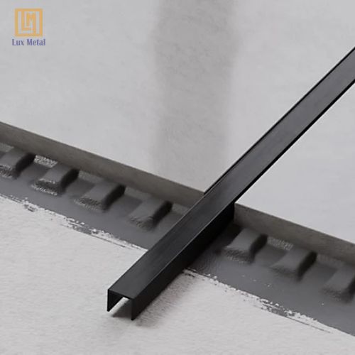 Nẹp Inox Chữ U 10mm Thi công nẹp inox U10 âm sàn đúng kỹ thuật