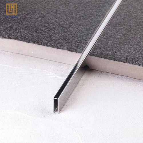 Nẹp Inox U3 mm Thi công nẹp inox U3 đúng kỹ thuật giúp che khe hở