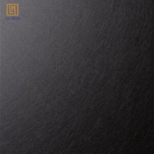 Tấm inox đen xước rối đẳng cấp và tinh tế