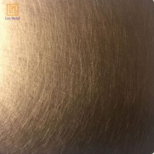 Tấm inox xước rối màu đồng chính hãng