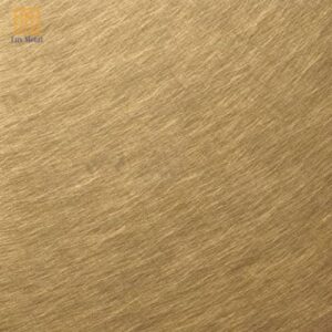 Tấm inox vàng vân xước rối cao cấp