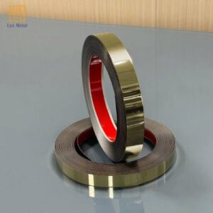 La inox cuộn 2cm dạng cuộn dùng cho trang trí