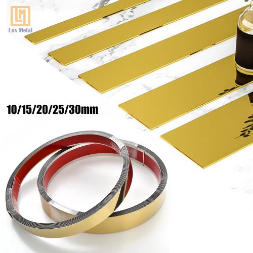 La inox vàng gương có nhiều lựa chọn kích thước khác nhau