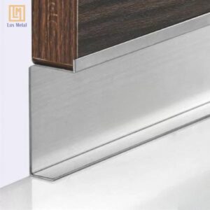 Len chân tường inox S-CA40 tạo đường âm tường hiệu quả