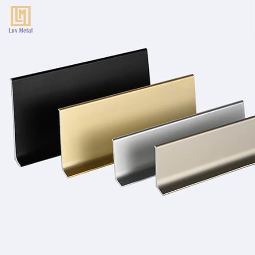 Nẹp len chân tường inox 304 S-CD bền bỉ, nhiều màu sắc thẩm mỹ