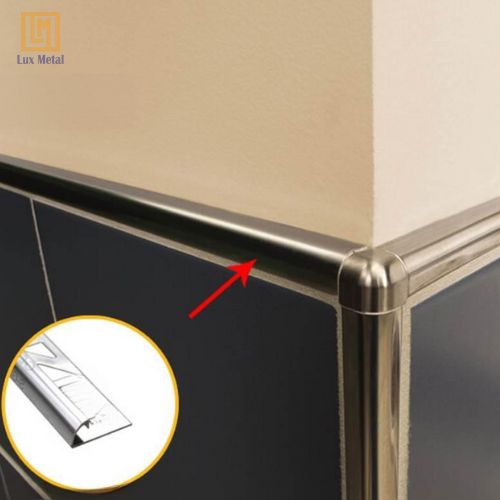 Nẹp inox bo tròn bảo vệ các cạnh góc tường hiệu quả