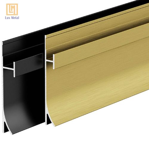 Nẹp chân tường inox 304 tích hợp đèn LED cao cấp