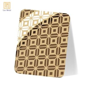 Tấm inox hoa văn ăn mòn 04 cao cấp, sang trọng