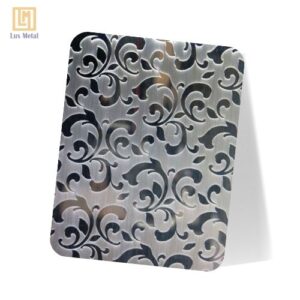 Tấm inox hoa văn trang trí họa tiết hoa dâu